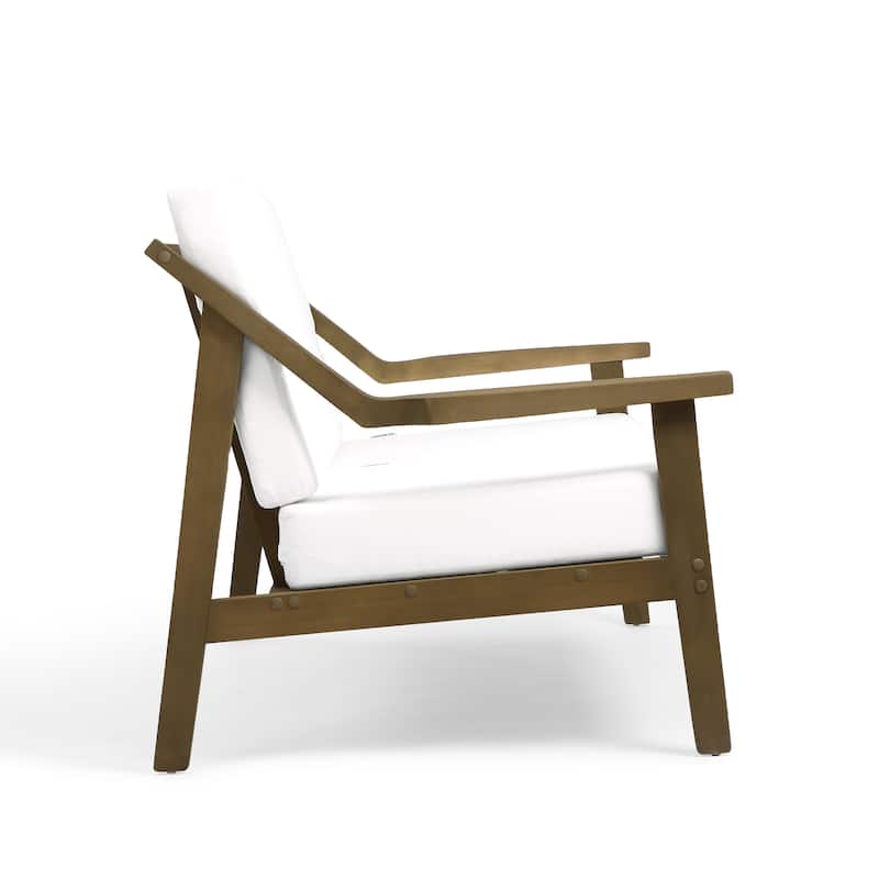 Outdoor Conversation Set Patio Cushioned Chair, Loveseat with Tables