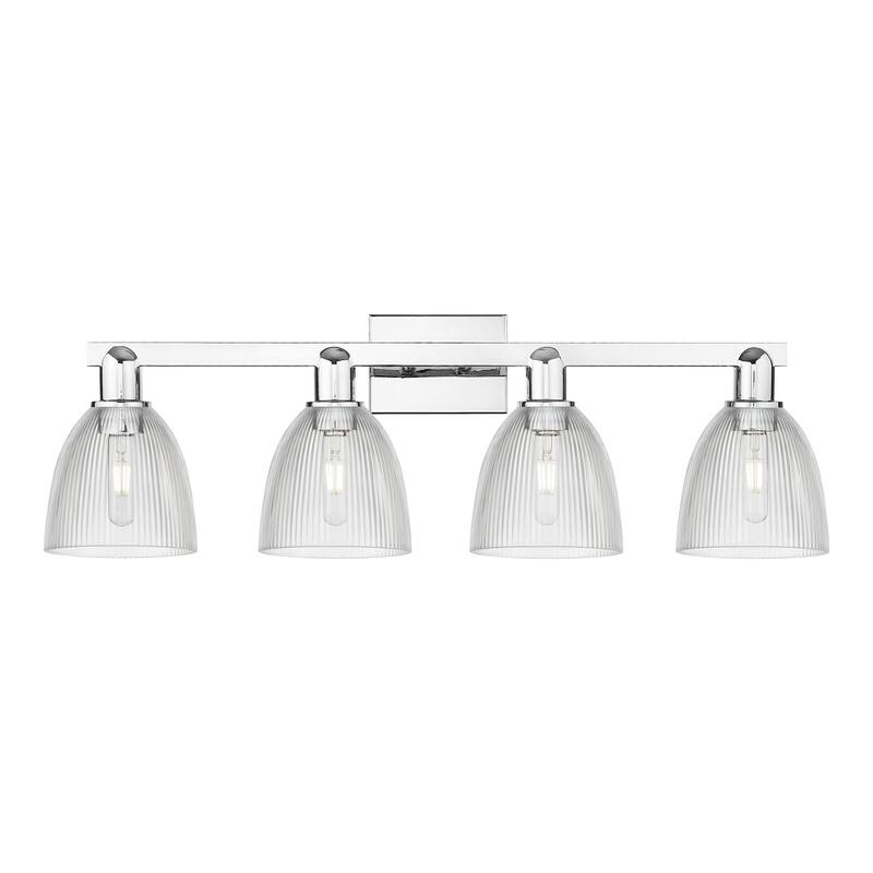 Innovations Lighting 716-4W-11-33 Castile Vanity Castile 4 Light 33" - Polished Chrome / Clear
