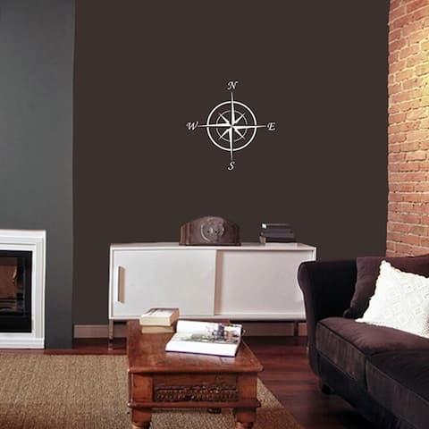 15-inch Vinyl Compass Wall Decal
