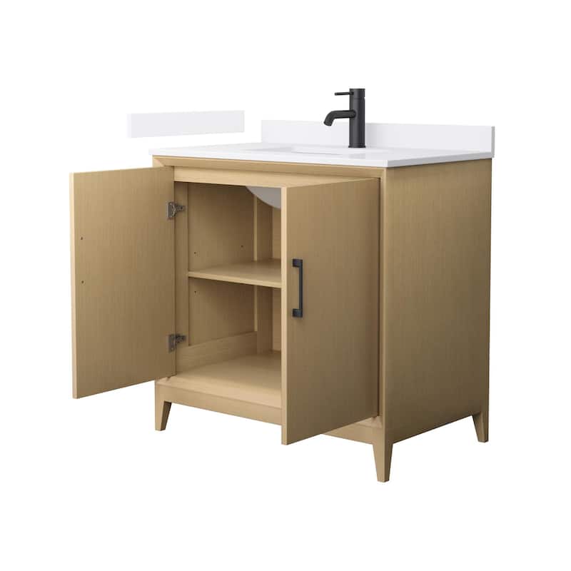 Wyndham Collection WCH7575-36S-VCA-MXX Janna 36" Free Standing Single
