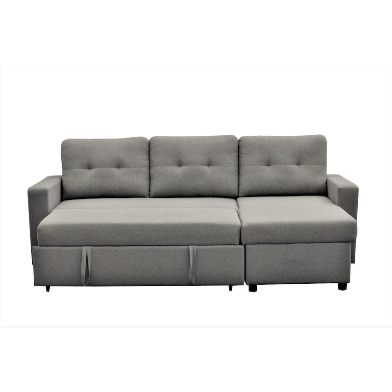 Transitional Upholstered Indoor Sleeper Sectional Sofa
