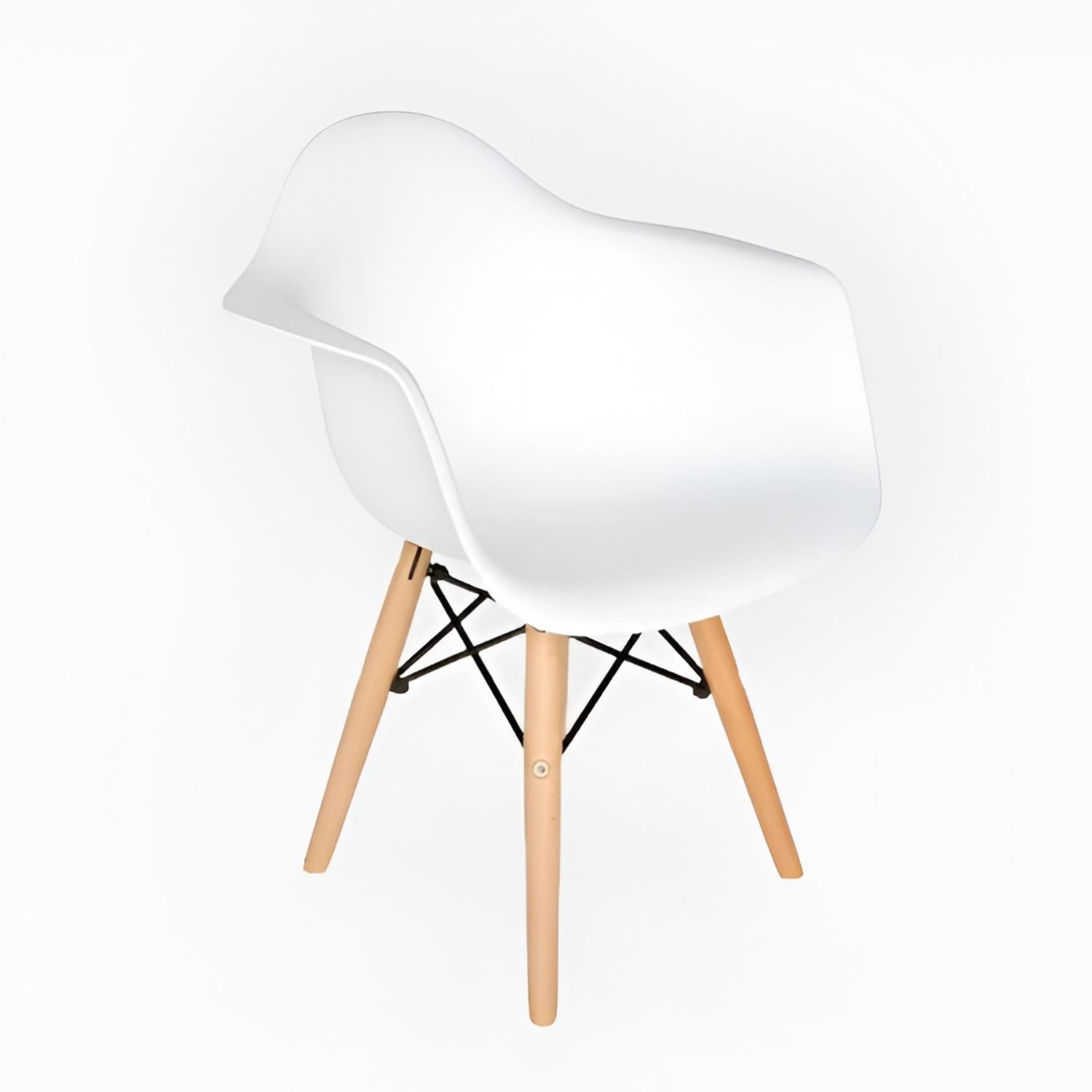 Kids Wood ARM Bucket Kids Chair (Wood Legs)