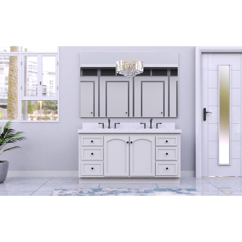 60"x36"Oversized Modern Rectangle Bathroom Mirror with Frame Vertical or Horizontal Wall Mounted mirror with Aluminum Frame