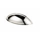 preview thumbnail 2 of 11, Alno Contemporary Solid Brass 3.5" Center to Center Smooth Shell
