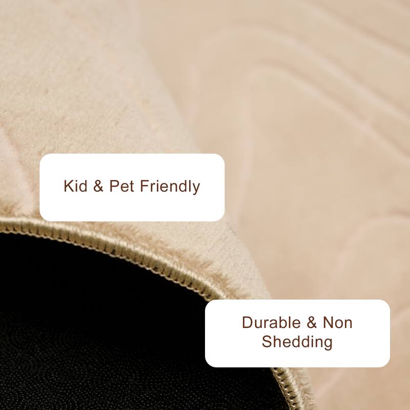 ECARPETGALLERY Somos Modern Machine Washable Area Rug