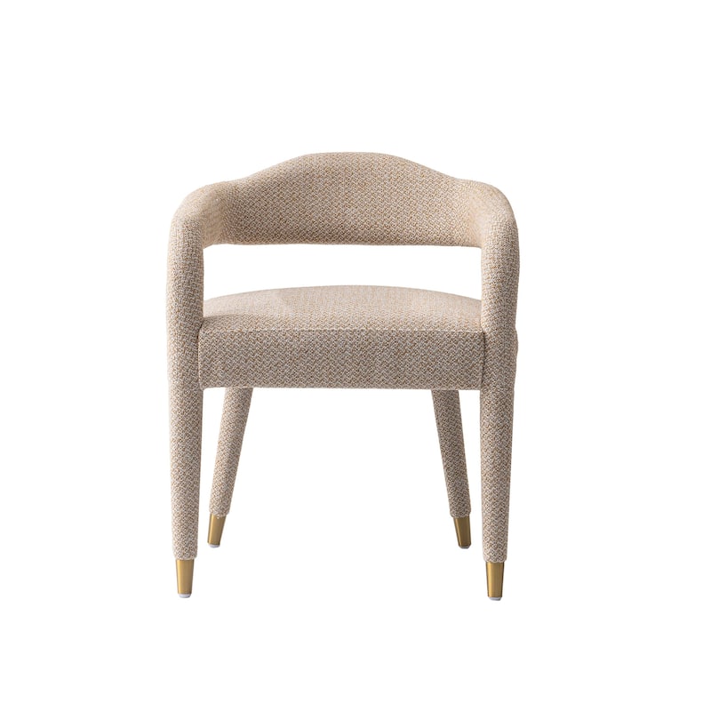 Manhattan Comfort Modern Aspen Tweed Dining Armchair