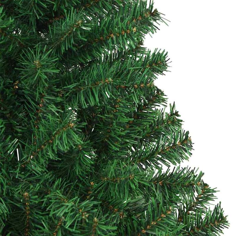 vidaXL Artificial Christmas Tree Green 70.9" PVC and Steel and Plastic