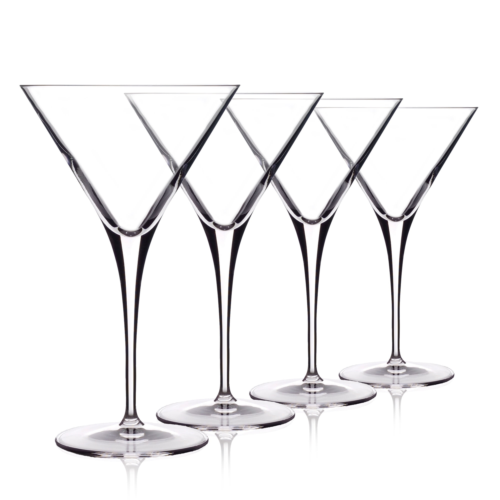 Luigi Bormioli Set of 4 Crescendo Martini Glasses - 10 oz.