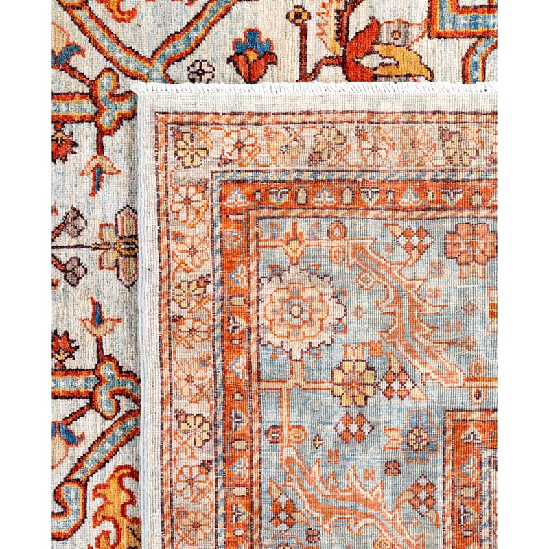 Serapi One-of-a-Kind Hand-Knotted Area Rug - Ivory - 8' 9" x 12' 2"