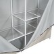 preview thumbnail 6 of 10, Twin Size Metal Loft Bed with Wardrobe and Storage Shelves, White