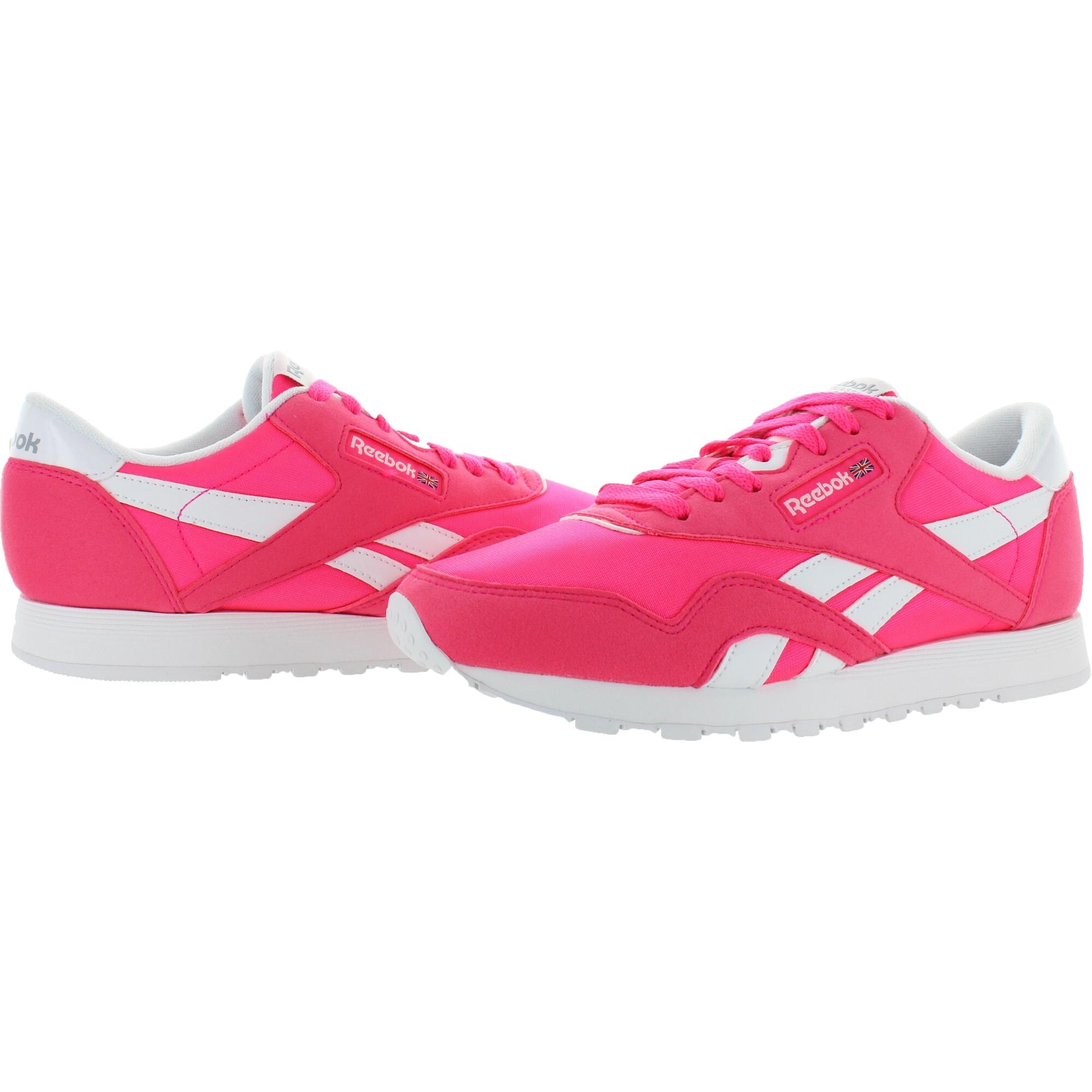 reebok classic nylon pink
