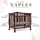 preview thumbnail 10 of 12, Dream On Me Naples 4-in-1 Convertible Mini Crib