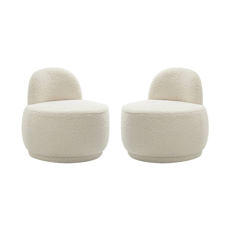 Flores Side Chair with Tight Back Set of 2