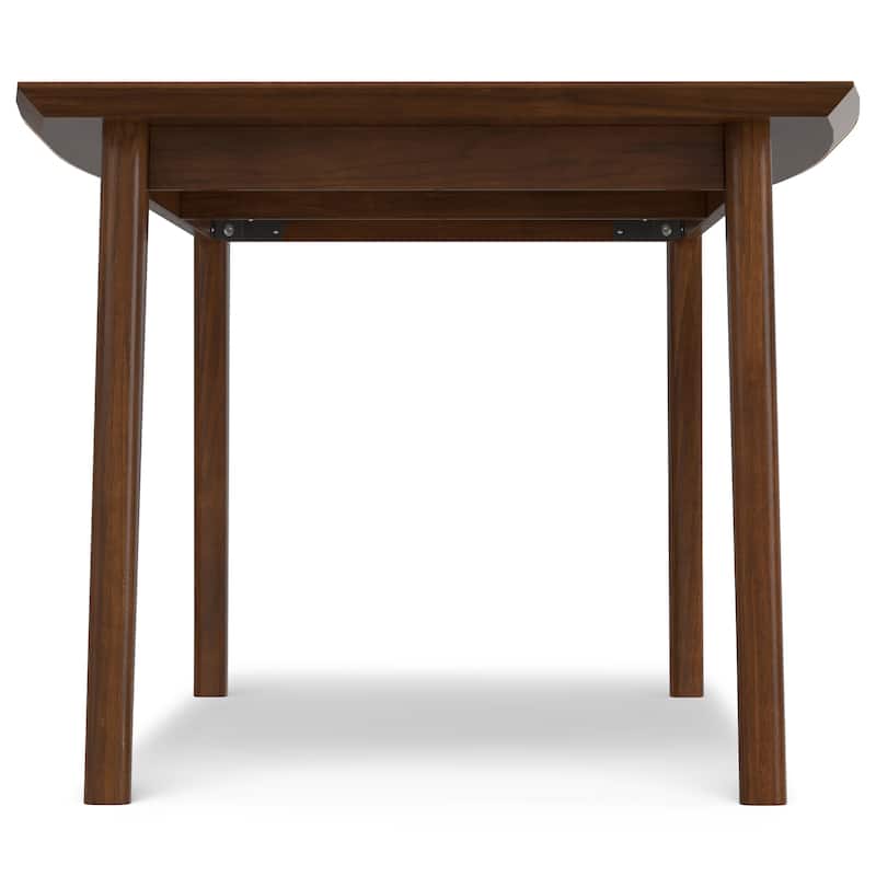 WYNDENHALL Tierney SOLID WOOD 66 inch Wide Rectangle Mid Century Modern Dining Table - 66 W x 40 D x 30 H