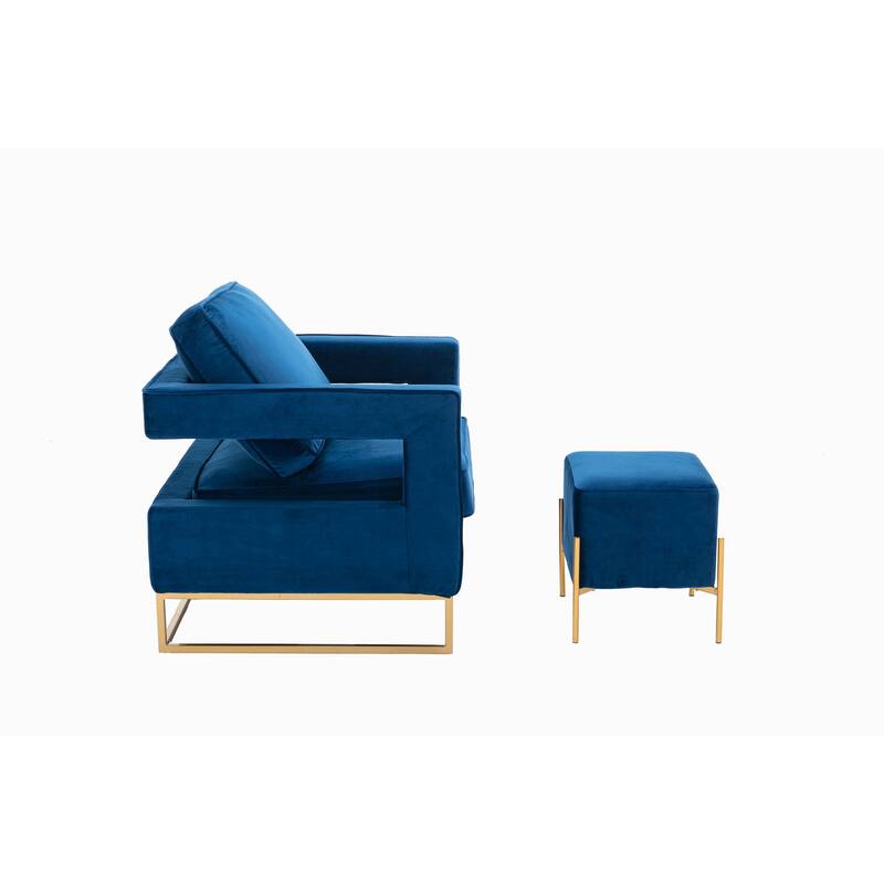 Carolina Living Larenta Upholstered Chair and Footrest
