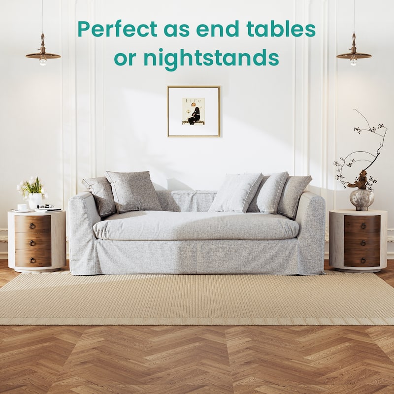 COSIEST Solid Wood Buffets and Sideboards Storage Cabinet