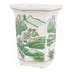 preview thumbnail 30 of 35, Modern Chinoiserie Ceramic Candle - Sage and Eucalyptus Scented