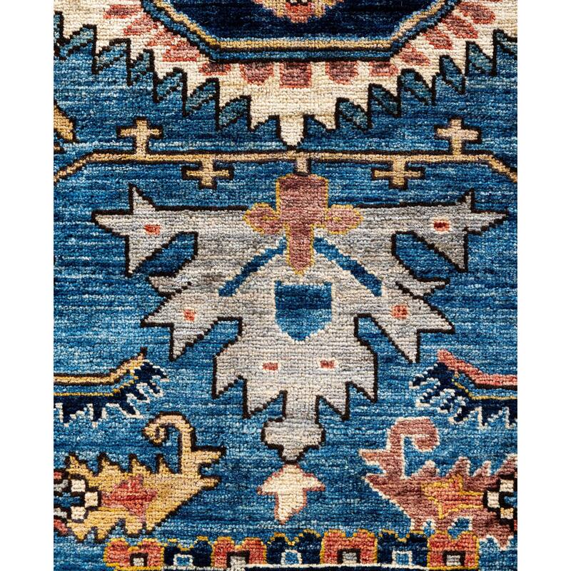 Serapi One-of-a-Kind Hand-Knotted Area Rug - Blue - 8' 1" x 9' 9"