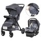 preview thumbnail 1 of 18, Baby Trend Passport Cargo Travel System Grey Bamboo