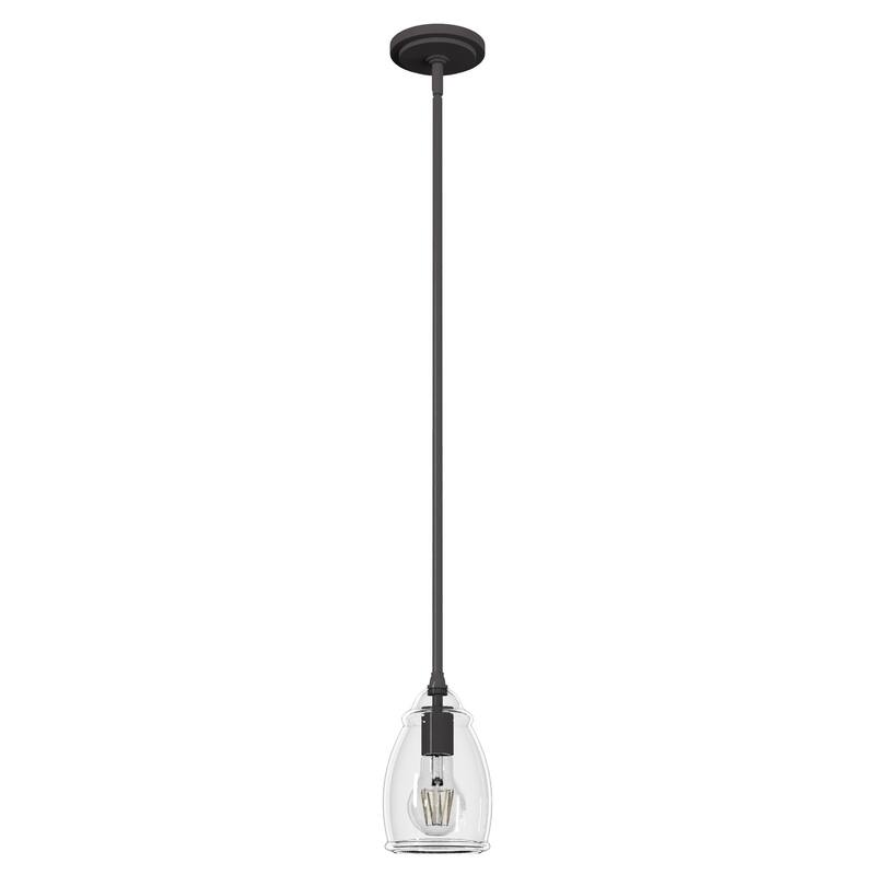 Hunter Dunshire 1-Light Dome Pendant - Kitchen Island, Dining Room, Entry - Modern Farmhouse, Transitional, Contemporary