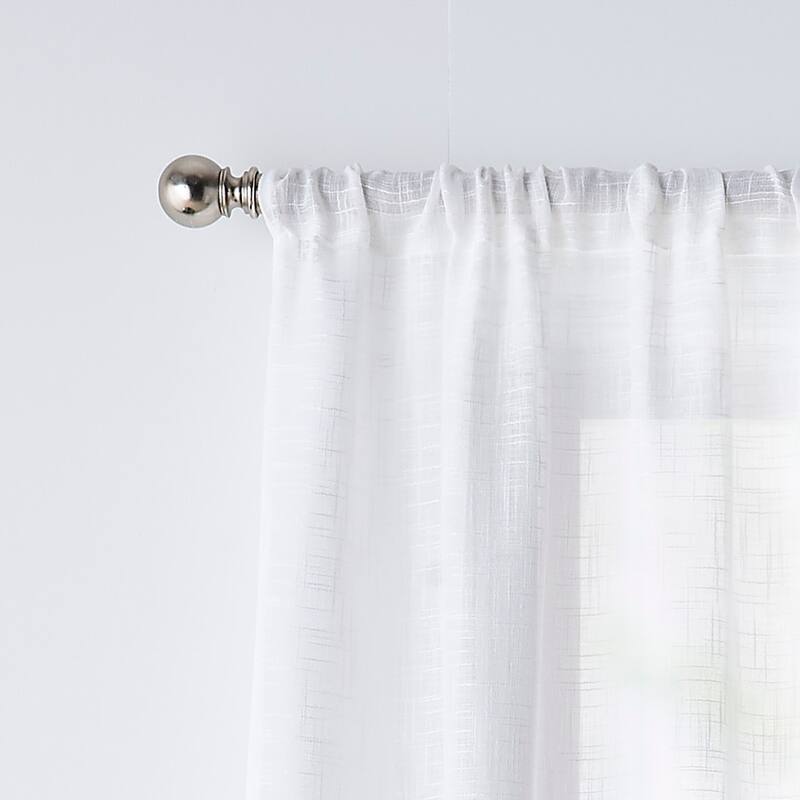 Tommy Hilfiger Blake Poletop Window Curtain Panel Pair