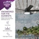 preview thumbnail 3 of 12, Hunter 52" Sea Point Ceiling Fan with LED Light Kit and Pull Chain, Wet Rated