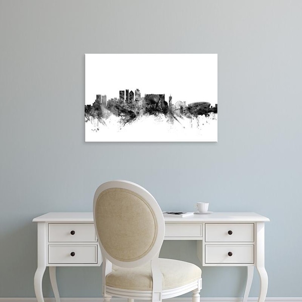 Easy Art Prints Michael Tompsett's 'Cape Town South Africa Skyline' Premium Canvas Art