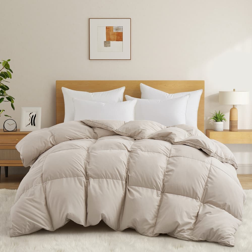 Premium White Feather Down Comforter Duvet Insert All Warmth Levels