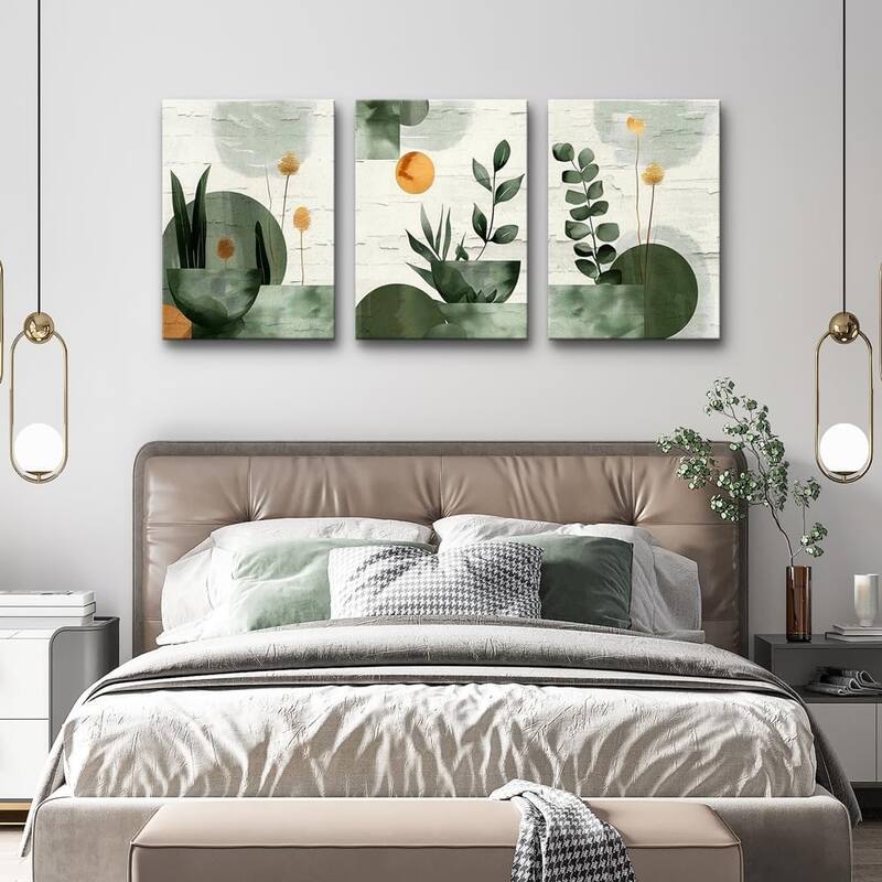 Wall Art Prints Geometry Plant Pictures Abstract
