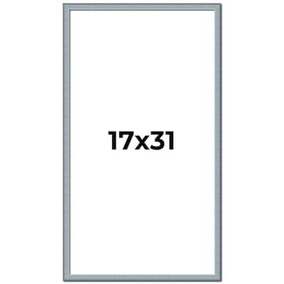 17x31 Frame Rustic Sky Blue Solid Wood Picture Frame | 0.75 Inch