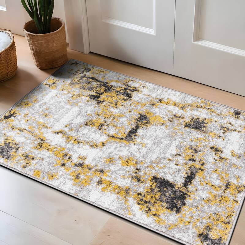Contemporary Chic Abstract Design Area Rug