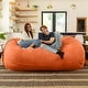 preview thumbnail 11 of 49, Jaxx 7ft Oversized Bean Bag Couch – Extra Large 3-Seat Floor Sofa with Washable Cover Play Rooms, Living Rooms & Basements