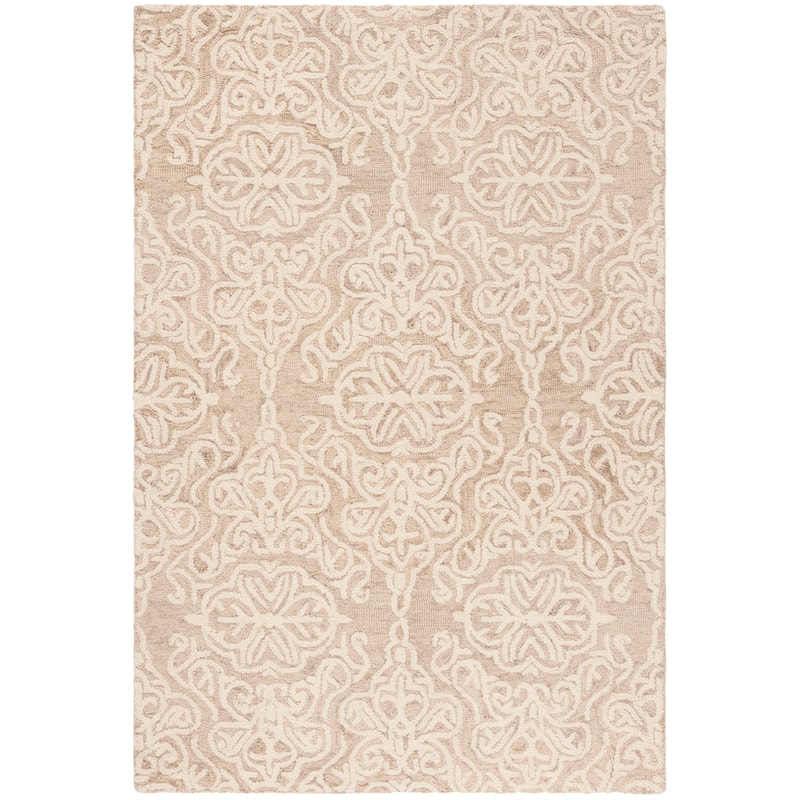 SAFAVIEH Handmade Blossom Mahalia Modern Floral Wool Rug