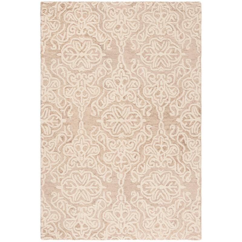 SAFAVIEH Handmade Blossom Mahalia Modern Floral Wool Rug
