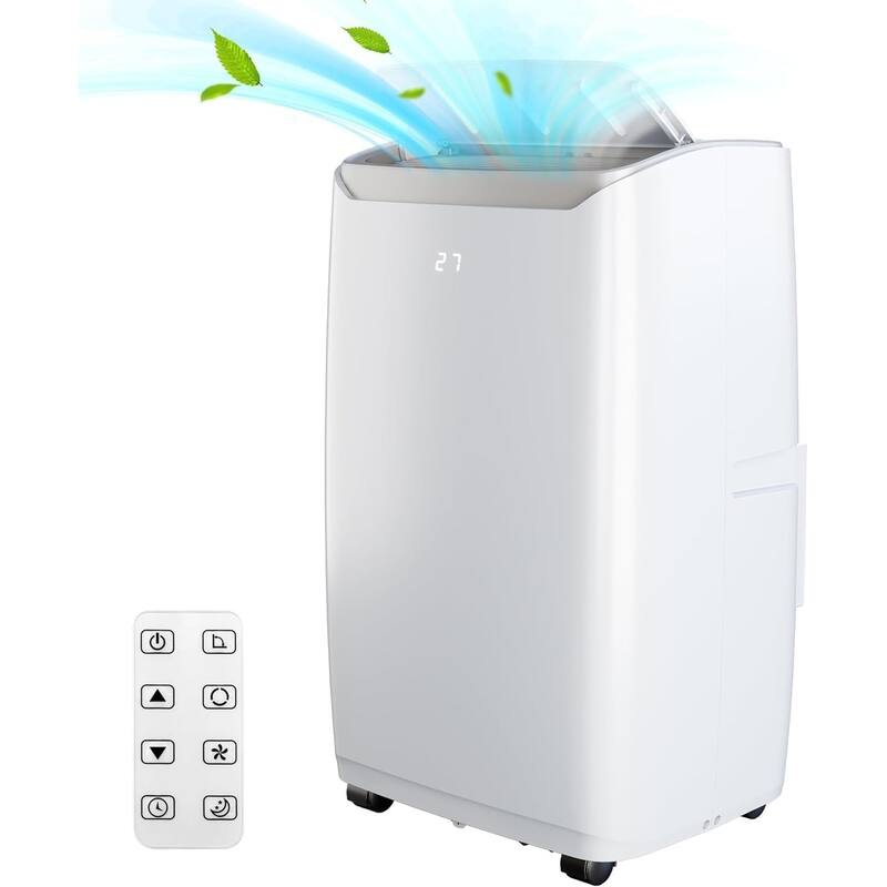 Portable Air Conditioner for Indoor Rooms, 3-In-1 AC Unit for Bedroom - White