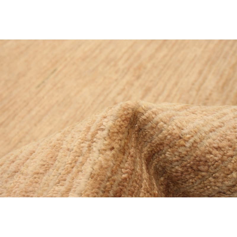 ECARPETGALLERY Hand-knotted Pak Finest Gabbeh Tan Wool Rug - 3'11 x 6'3
