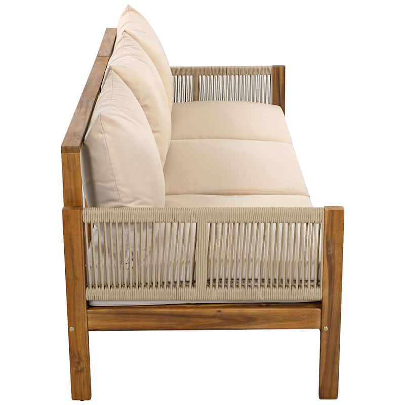 3-in-1 Outdoor Daybed & Patio Sofa with Pull-Out Sleeper by Leisure Zone