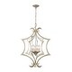 preview thumbnail 1 of 3, Delray 6-Light Pendant in Aged Silver