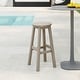 preview thumbnail 17 of 97, Laguna Hdpe All Weather Outdoor Patio 29" Round Bar Stool