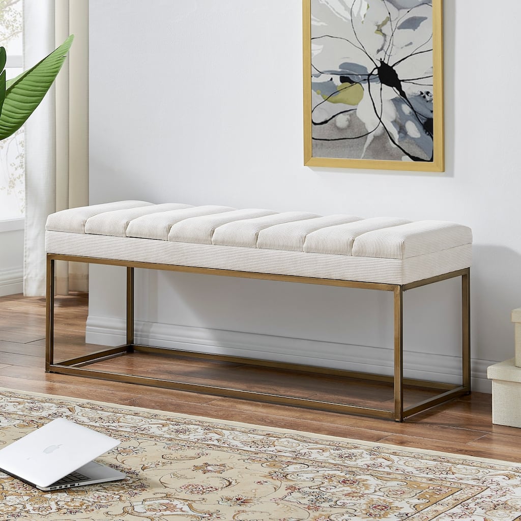 Darius KD Fabric Bench