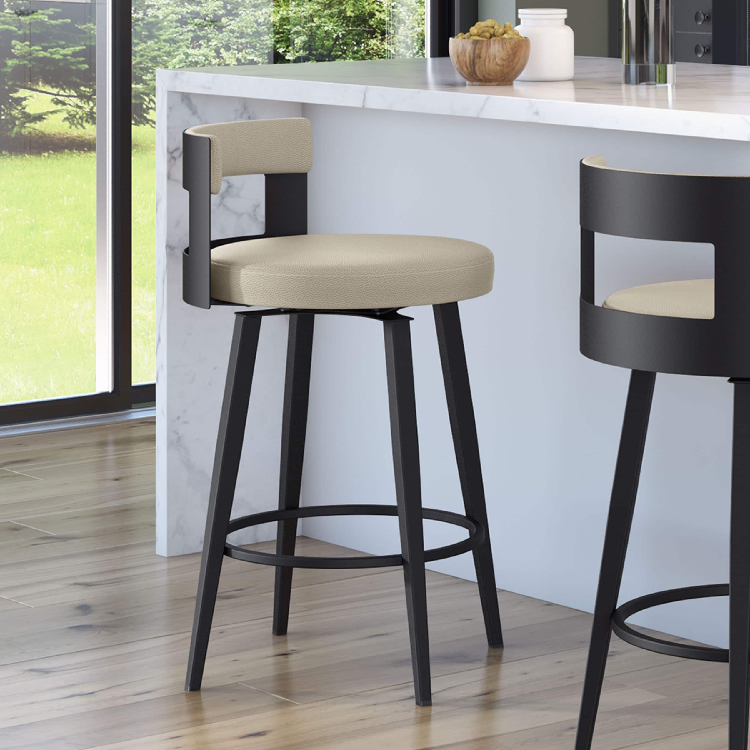 Amisco Paramont Swivel Counter and Bar Stool N A Bed Bath