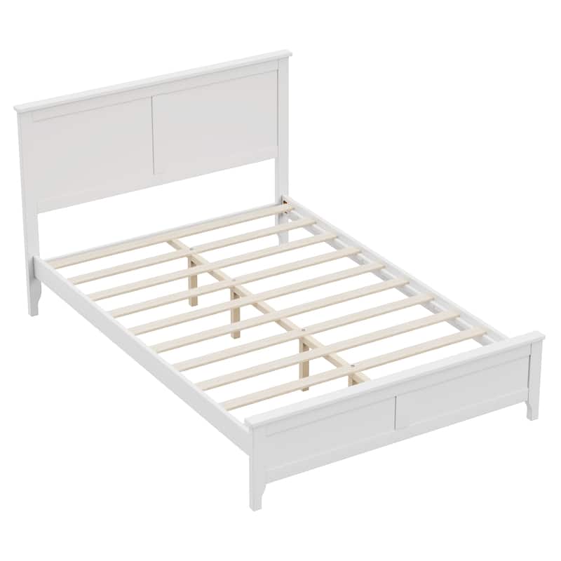 Modern Solid Wood Platform Bed