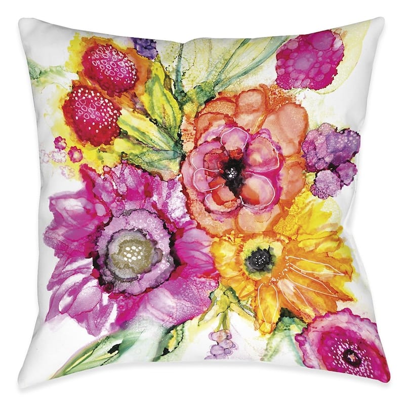Summer Florals Indoor Pillow