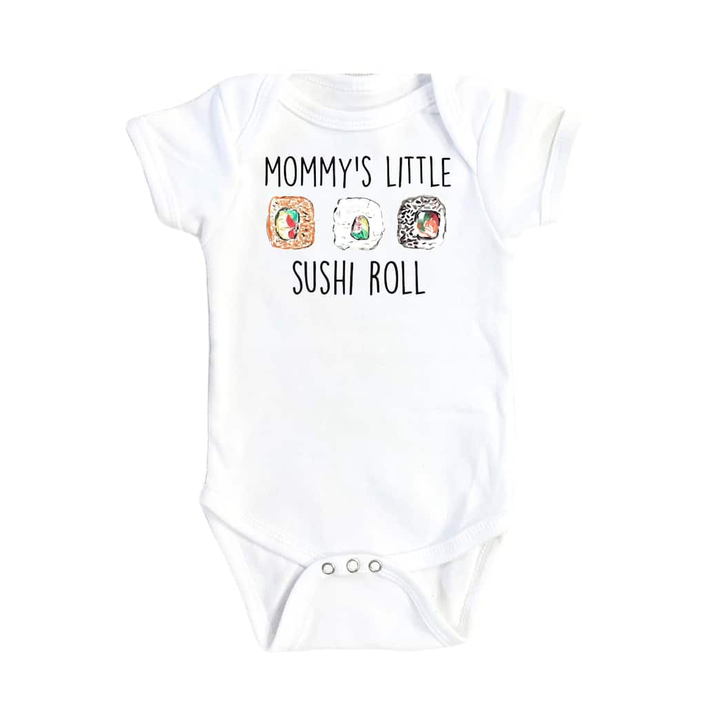 Sushi Roll - Baby Boy Girl Clothes Infant Bodysuit Funny Cute Newborn 1C