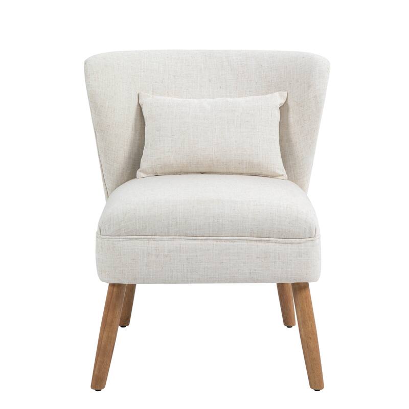 2 Set Modern Armless Accent Chair