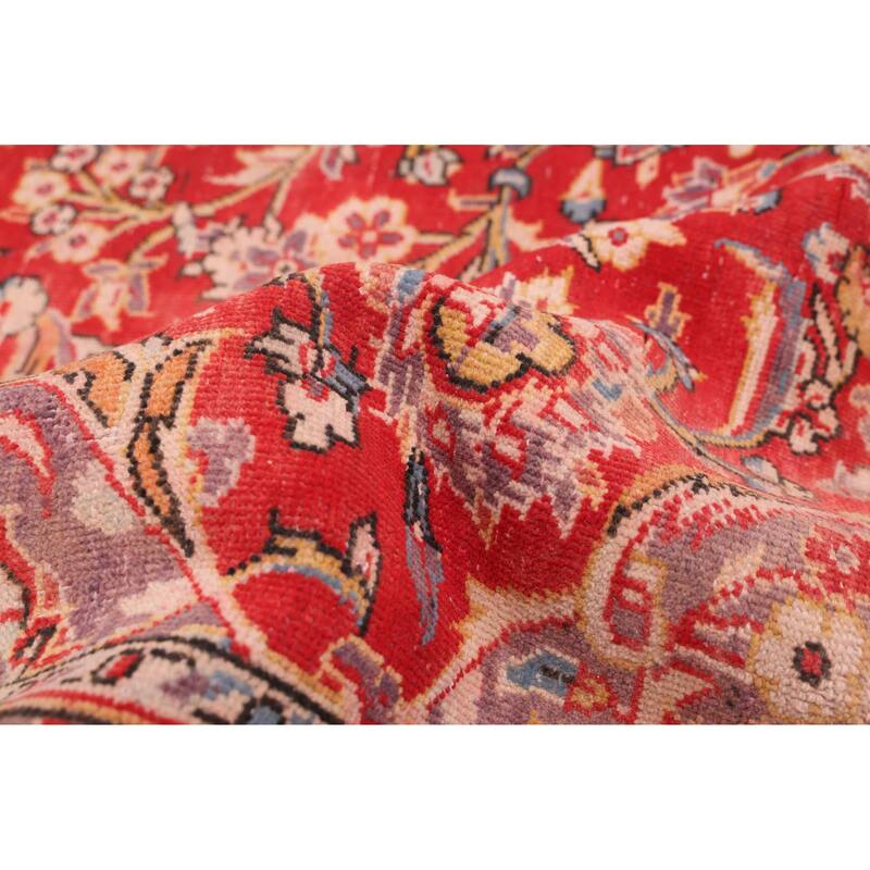 ECARPETGALLERY Hand-knotted Antalya Vintage Red Wool Rug - 8'11 x 12'5