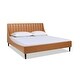 preview thumbnail 179 of 202, Aspen Mid-Century Modern Performance Fabric Low Profile Upholstered Platform Bed