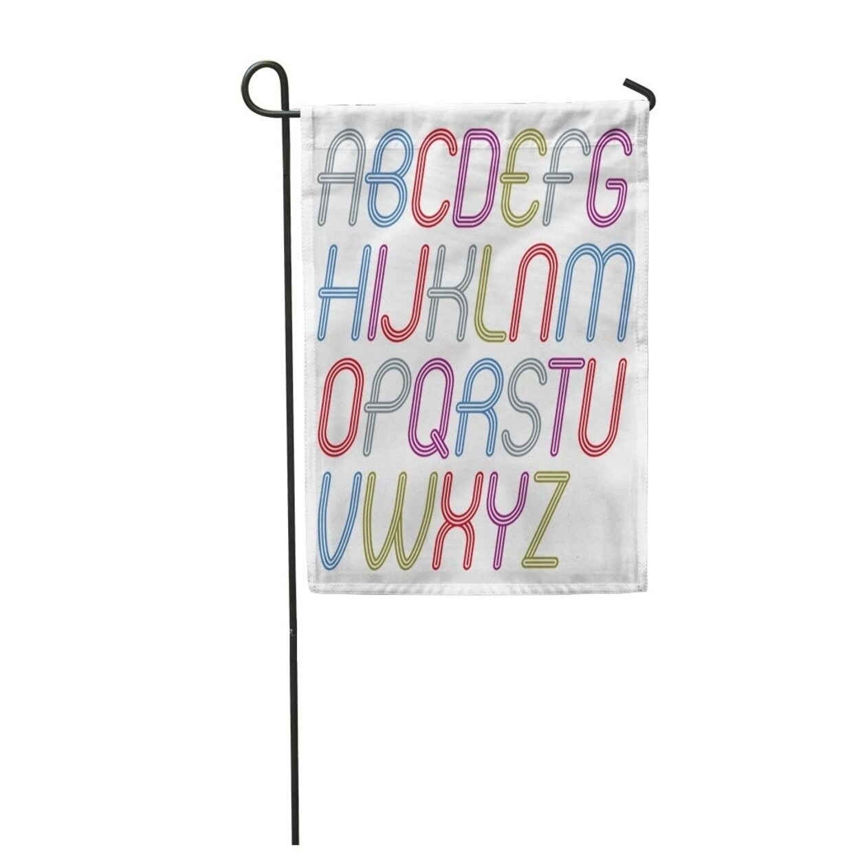 Shop Cool Capital Alphabet Letters Collection Retro Italic Rounded Script From To Z Best Garden Flag Decorative Flag House On Sale Overstock 31365464