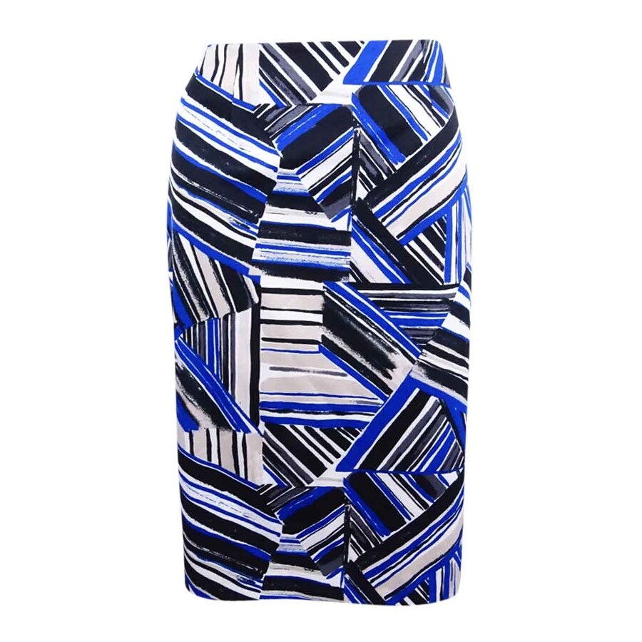 Shop Kasper Women S Abstract Print Pencil Skirt On Sale Free