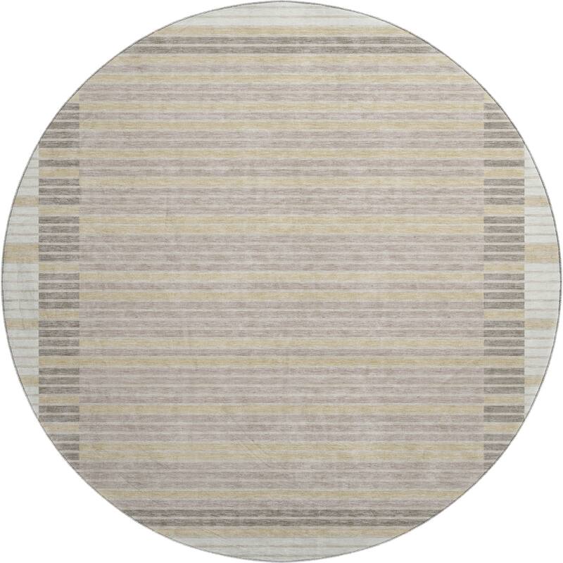 Premium Washable Super Soft Border Geo Mayfield Rug
